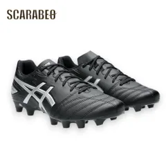 アシックス asics DS LIGHT CLUB WIDE 1103A097-001 サッカー スパイク ワイド 土 天然芝 人工芝 対応 ブラック×ピュアシルバー メンズ 1103a097-001 24.0