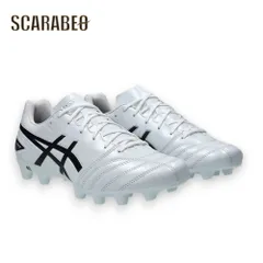 アシックス asics DS LIGHT CLUB WIDE 1103A097-101 サッカー スパイク ワイド 土 天然芝 人工芝 対応 ホワイト×ブラック メンズ 1103a097-101 24.0