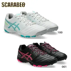 DS LIGHT JR GS TF キッズ サッカー シューズ アシックス 1104A053 001 BLACK/PINK GLO 22.5