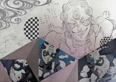 【中古】食器 玉壺 紙製ランチョンマット 「鬼滅の刃 刀鍛冶の里編×ufotable DINING 第2期」 ご来店プレゼント