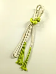 【中古】帯締め 正絹 ピンクとオレンジ地に金糸 平組帯締め リサイクル