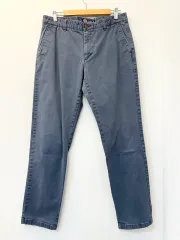 34) ディッキーズ ワークウェア & パンツ グレー ブルー コットン パンツ