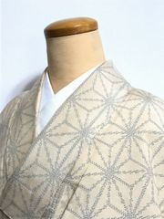 秀品 本場筑前博多織 正絹 単衣 身丈156cm 裄丈66cm 切子柄 - メルカリ