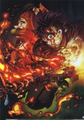 【中古】クリアファイル キービジュアルA(炭治郎＆禰豆子) ランチョンマットケース 「ワールドツアー上映 鬼滅の刃 絆の奇跡、そして柱稽古へ×ufotable Cafe×マチ★アソビCAFE 前期」