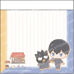 【中古】ノート・メモ帳 B.影山飛雄 ミニメモ 「ハイキュー!!×サンリオキャラクターズ」