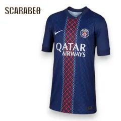 ナイキ ジュニア パリサンジェルマン 25-26 ホーム レプリカ ユニフォーム 半袖 NIKE PSG キッズ 子供用 サッカー フランス リーグ・アン スタジアムジャージ Dri-FIT ネイビー ホームシャツ 2025-2026 hj5293 150