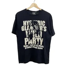 HYSTERIC GLAMOUR(ヒステリックグラマー) 半袖Tシャツ サイズS メンズ美品  - 黒×アイボリー クルーネック