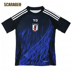 アディダス キッズ サッカー日本代表 2024 ホーム レプリカユニフォーム 半袖 ジュニア Y-3コラボ AEROREADY レジェンドインク jmu99 140