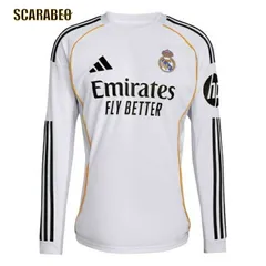 アディダス レアルマドリード 25/26 ホーム ユニフォーム 長袖 メンズ 正規品 adidas Real Madrid JN8884 ラ・リーガ サッカー kpd77 M