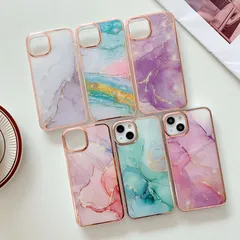 iPhone 14 背面型カバー 波 おしゃれ ソフト TPU  耐衝撃 日常 アイホン アイフォン 14 ケース 携帯カバー スマホケース