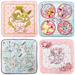 [중고] 타월·수건(캐릭터) 전 4종 세트 핸드 타올 [2018 Pokemon Collection 복권~피카츄&이브이~] E상