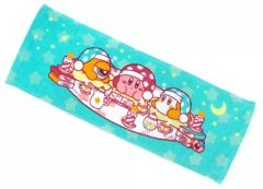 [중고]타월·수건(캐릭터) 커비 & 와돌디 & 와돌드(페이스 타올/블루) Twinkle Night 타월 [이치반 복권 별의 커비 Twinkle Night] G상