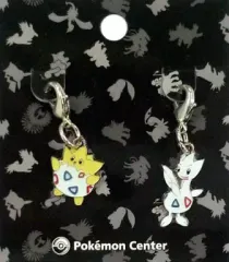 【中古】キーホルダー・マスコット(キャラクター) 046.トゲピー＆047.トゲチック ジョウトずかんメタルチャーム 「ポケットモンスター」 ポケモンセンター限定