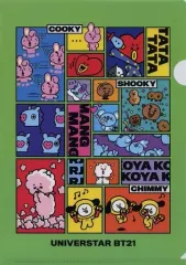 【中古】クリアファイル 集合 A4クリアファイル 「BT21×無添くら寿司 (2022年10月)」 プレゼントキャンペーン第2弾特典