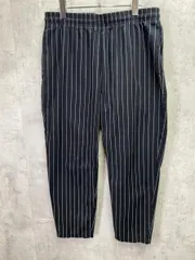 UNIVERSAL OVERALL ユニバーサルオーバーオール ピンストライプ イージー パンツ sizeM/黒 ◇■メンズ