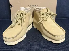アウトレット クラークス ワラビーブーツ ゴアテックス Wallabee BT GTX メンズ モカシンシューズ メープル 26168545 UK8/26CM 未使用/送料無料/激安