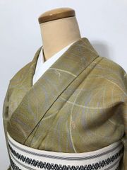 ❤️洗える単衣着物 草花文様 ホームクリーニング済み - メルカリ