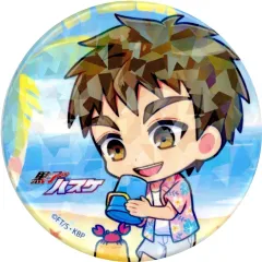 【中古】バッジ・ピンズ 木吉鉄平 「黒子のバスケ POP UP SHOP in HMV ～Summer Aloha～ ホログラム缶バッジ 01/アロハver.(ミニキャライラスト)」