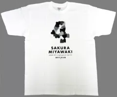 【中古】Tシャツ(女性アイドル) 宮脇咲良(HKT48)/4位 Tシャツ ホワイト XLサイズ 「AKB48グループ感謝祭～ランクインコンサート～(2017)」