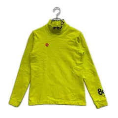 中古 レディース パーリーゲイツ PEARLY GATES 長袖シャツ 1(M) 黄緑 モックネック ハイネック 裏起毛