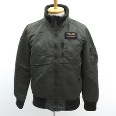ALPHA INDUSTRIES / アルファ インダストリーズ ◆MA-1/ブルゾン4/中綿/カーキ/サイズM TA1330-076 【メンズ/MEN/男性/ボーイズ/紳士】 メンズファッション【中古】 