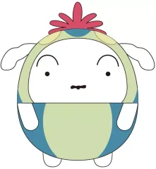 【中古】ぬいぐるみマスコット シロ 「映画クレヨンしんちゃん オラたちの恐竜日記 ふわコロりん」