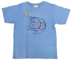 【中古】Tシャツ ドラえもん(セカセカ) Tシャツ ブルー Sサイズ 「ドラえもん 未来デパート」