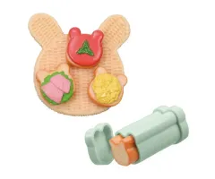 【中古】おもちゃ クマオープンサンド 「シルバニアファミリー 森のにぎやかパン屋さん」