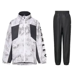 ジュニア ウィンドブレーカー 上下セット OAKLEY Ytr Wind Warm Jacket 8.0 + Pants 8.0 140-160cm 秋冬 ブレーカー こども用