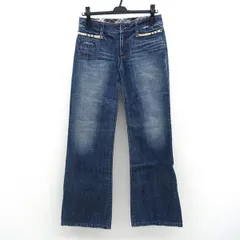 BURBERRY BLUE LABEL / バーバリーブルーレーベル ◆デニムパンツ/ブーツカット/インディゴ/サイズ25 FQF04-724-33 【レディース/ガールズ/LADY/女性/婦人】 レディースファッション【中古】 