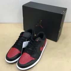 未使用 NIKE AIR JORDAN １ LOW BRED 553558-067 サイズ28.5cm【WS1188-003】