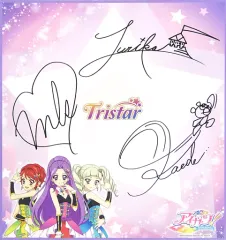【中古】紙製品 Tristar(トライスター) 複製サイン色紙 「アイカツ!」 オフィシャルショップグッズ