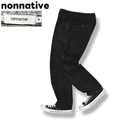 日本製 ノンネイティブ nonnative 2012AW DWELLER ANKLE CUT PANTS コットン ツイル アンクルカット パンツ チノパン ユニバーサル ジップ UNIVERSAL ZIP 9分丈 2 ブラック メンズのサムネイル