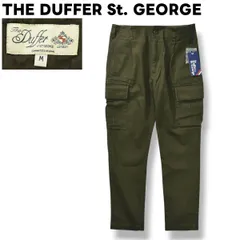 【新品未使用】 【タグ付き】 ダファー オブ セントジョージ THE DUFFER St. GEORGE ワンダーシェイプ WONDER SHAPE 360°THE CIRCLE STRETCH ジャージ カーゴ パンツ M オリーブ メンズのサムネイル
