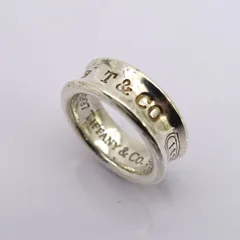 TIFFANY&Co. / ティファニー ◆ナローリング 1837 SILVER 925 約9.5号 【リング/指輪/アクセサリー】 ブランド【中古】 