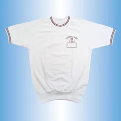 【値下げ品・新品】OLEES 体操服 半袖 衿袖二本ラインカラー エンジ アウトレット品 在庫限り (旧)館林市立第二中学校【送料込み】