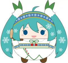 【中古】ぬいぐるみマスコット 雪ミク2015  「VOCALOID 雪ミク(SNOW MIKU) ふわコロりん」