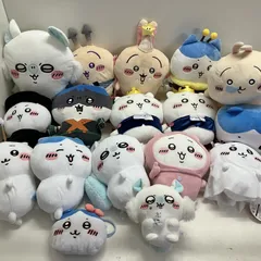 ◆ 【ジャンク品】 17点 まとめ商品 ちいかわぬいぐるみ 雑貨 ハチワレ うさぎ モモンガ ヒロアカコラボなど 現状品
