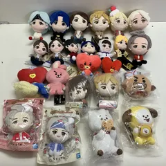 ◆ 【ジャンク品】 24点 まとめ商品 BTS TiNy TAN BT21 ぬいぐるみ マスコット 1番くじなど 現状品