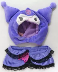 【中古】ぬいぐるみ クロミ(レースケープ) plush costumer-プラッシュコスチューマー- ぬいぐるみ用衣装(L) 「サンリオキャラクターズ」