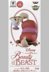 【中古】フィギュア チップ＆フットスツール 「美女と野獣」 ディズニーキャラクターズ ワールドコレクタブルフィギュアstory.08