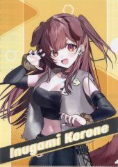 【中古】クリアファイル 戌神ころね A4クリアファイル 「ストリートファイター6×バーチャルYouTuber ホロライブ 第2弾」 クレーンゲーム利用特典 第1弾