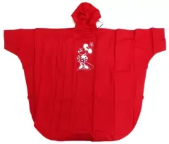 【中古】衣料雑貨 ミニーマウス(ホワイト/全身) レインポンチョ レッド Mサイズ 「ディズニー」 東京ディズニーリゾート限定