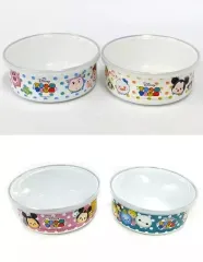 【中古】食器その他(キャラクター) 全2種セット プレミアムラウンドホーローコンテナセット 「ディズニー TSUM TSUM -ツムツム-」