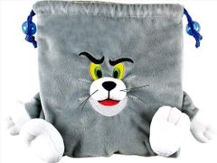 【数量限定】トム＆ジェリーぬいぐるみ巾着／ファニーアート ティーズファクトリー トム++