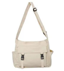 【新着商品】人気 カバン 耐久性 シンプル 大きめ ファスナー付き 男女兼用 無地 A4サイズ対応 通学 肩掛け かばん 斜めがけ 通勤 帆布 大容量 一泊旅行 キャンバスとーとー トートバッグ 彼氏 イボニカ?ショルダーバッグ [YIBONIKA]