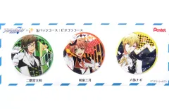 【中古】バッジ・ピンズ(キャラクター) 二階堂大和＆和泉三月＆六弥ナギ 缶バッジセット 「アイドリッシュセブン×アイプラス」 発売記念キャンペーン 缶バッジコース当選品