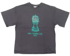 【中古】Tシャツ Mrs. GREEN APPLE TAIBANドローストリングTシャツ 2024 グレー Lサイズ 「Mrs. GREEN APPLE “Mrs. TAIBAN LIVE 2024”」