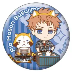 【中古】バッジ・ピンズ 毒島メイソン理鶯＆ラスカル 「ヒプノシスマイク-Division Rap Battle-×あらいぐまラスカル おっきめ缶バッジコレクション vol.2」