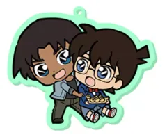 【中古】ストラップ(キャラクター) 服部平次＆江戸川コナン 「名探偵コナン ちょこかわツインラバーストラップ」